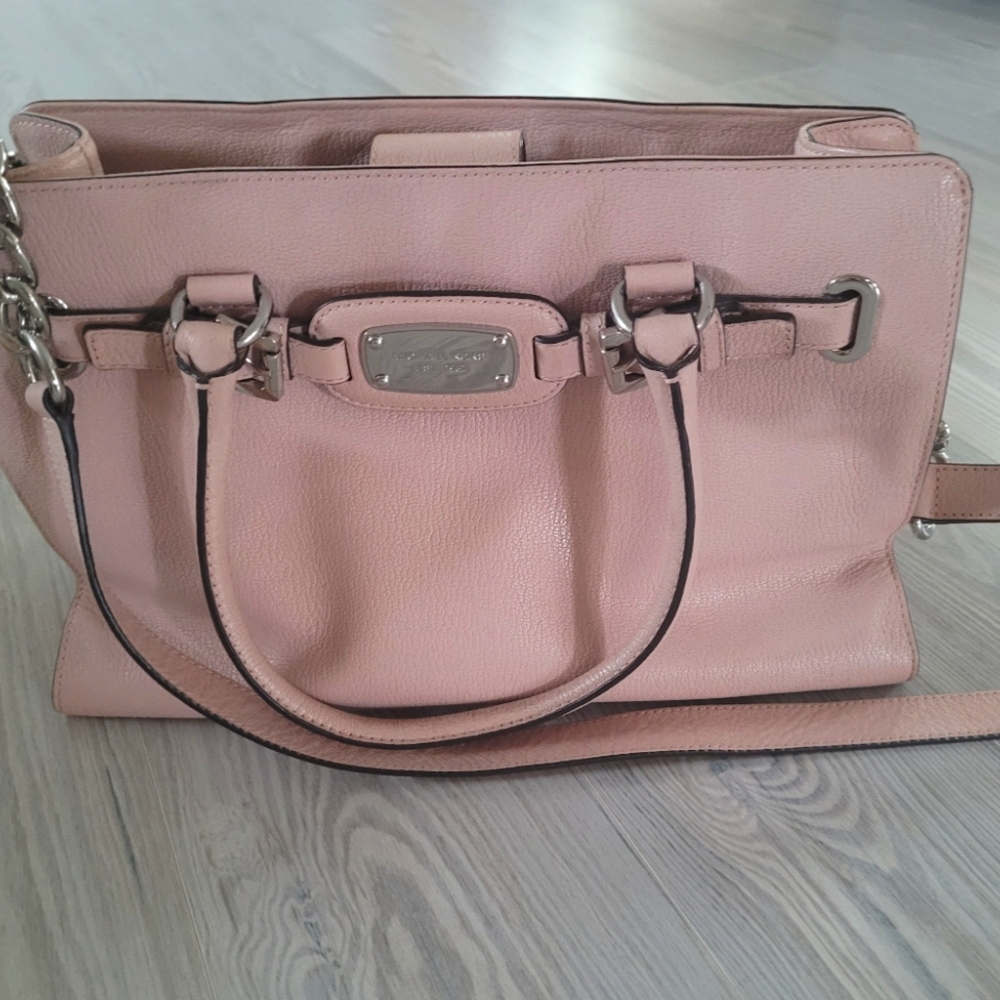 Pink Leather Michael Kors Handbag